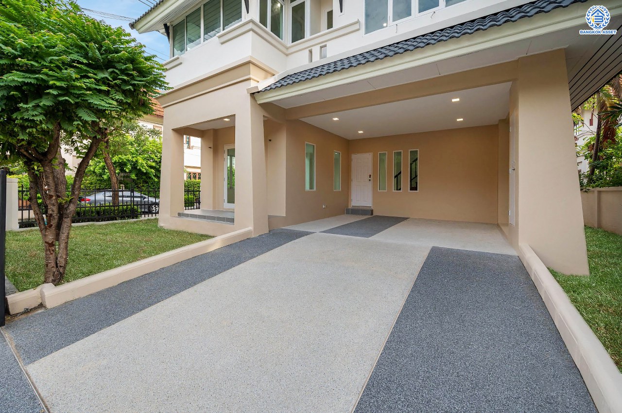 บ้านมือสองตกแต่งใหม่ โครงการ ศุภวรรณ5 บางแค ดีไซน์หรูหรา เนื้อที่กว้าง 60.6 ตร.ว. ฟังก์ชัน 3 ห้องนอน 3 ห้องน้ำ 1 ห้องแม่บ้าน 2 ที่จอดรถ ฟังก์ชันครบตอบทุกไลฟ์สไตล์ บนทำเลศักยภาพ เชื่อมต่อถนนกาญจนาภิเษก ใกล้เดอะมอลล์บางแค ใกล้รถไฟฟ้าสายสีน้ำเงิน "สถานีหลักสอง" และจุดขึ้นทางด่วน "กาญจนาภิเษก"